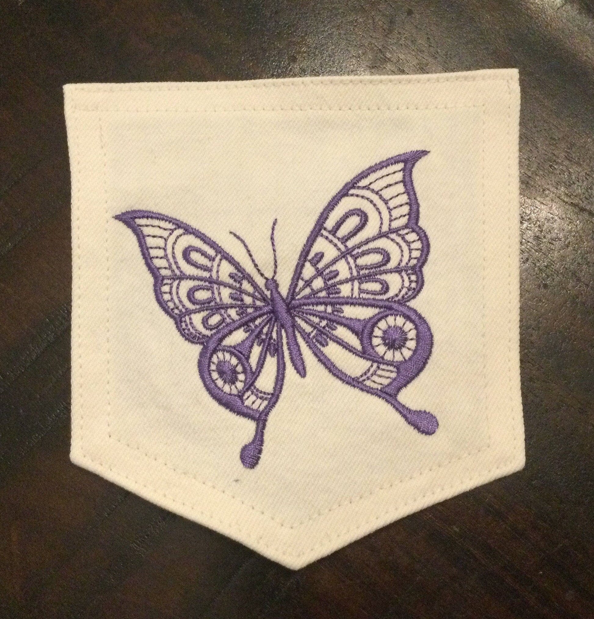 Purple Butterfly Patch